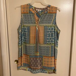 Rose & Olive sleeveless blouse XL